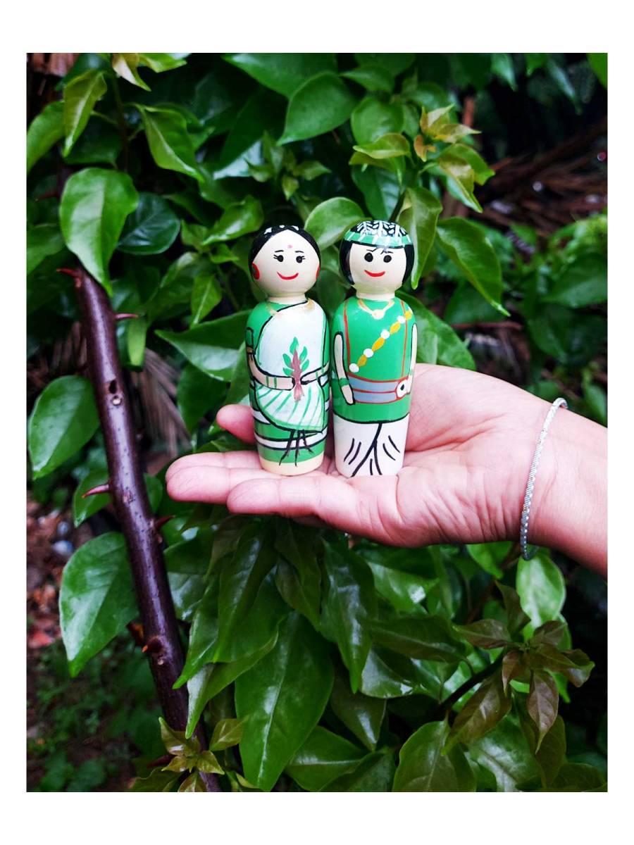Jharkhand Couple Doll - Geographical Indexed