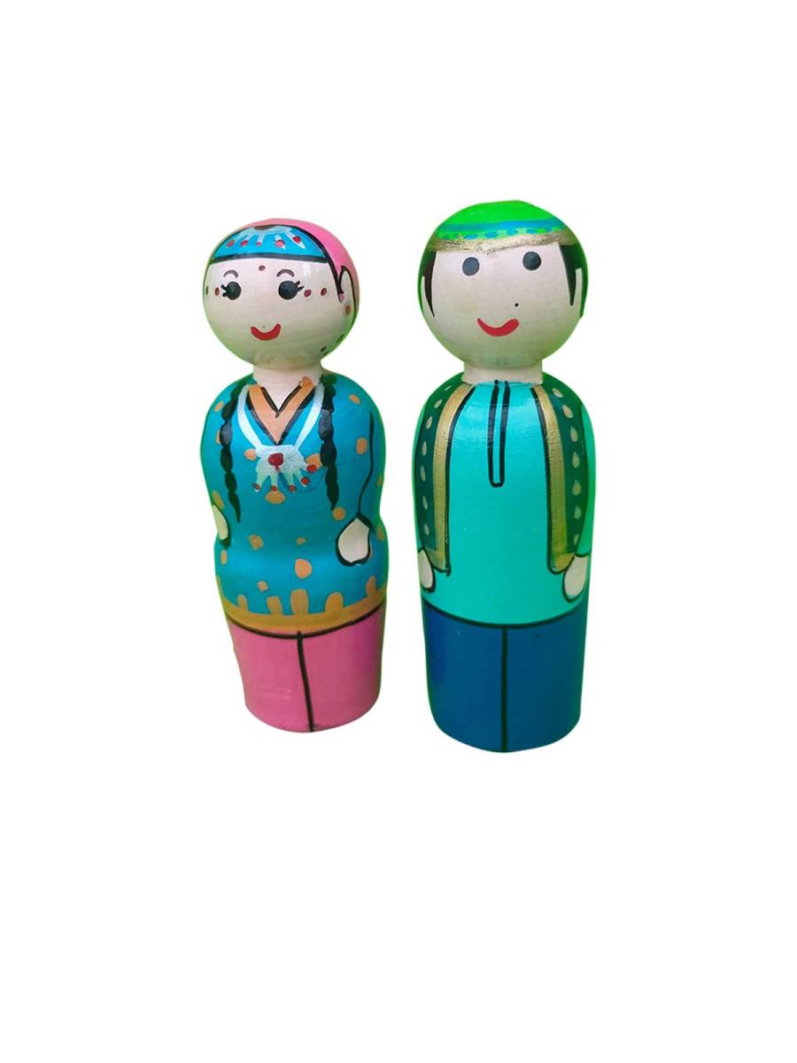 Jammu & Kashmir Couple Doll - Geographical Indexed