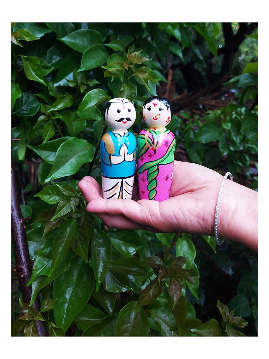 Maharastra Couple Doll - Geographical Indexed Maharastra Couple Doll - Geographical Indexed