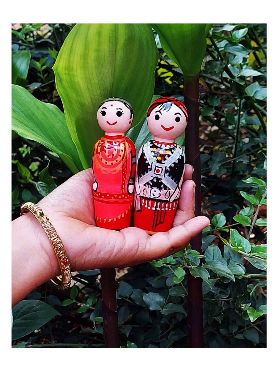 Meghalaya Couple Doll - Geographical Indexed Meghalaya Couple Doll - Geographical Indexed