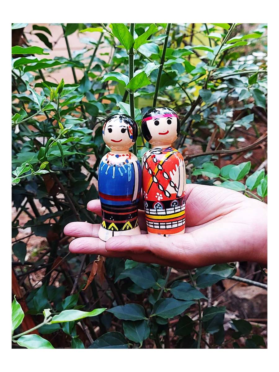 Nagaland Couple Doll - Geographical Indexed Nagaland Couple Doll - Geographical Indexed