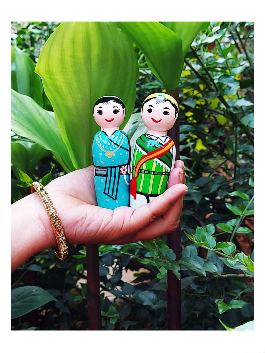 Sikkim Couple Doll - Geographical Indexed Sikkim Couple Doll - Geographical Indexed