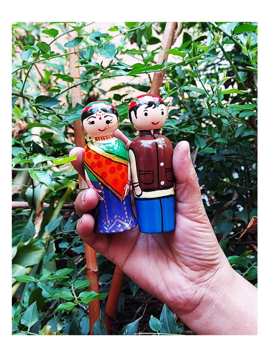 Uttarakhand Couple Doll - Geographical Indexed Uttarakhand Couple Doll - Geographical Indexed