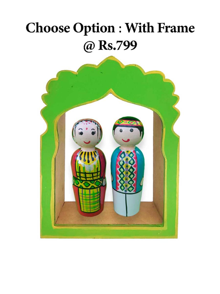 Himachal Couple Doll - Geographical Indexed Himachal Couple Doll - Geographical Indexed