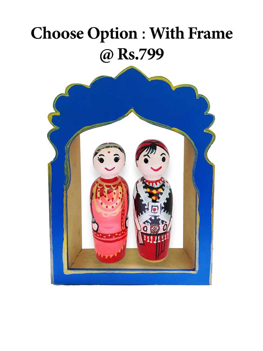 Meghalaya Couple Doll - Geographical Indexed Meghalaya Couple Doll - Geographical Indexed