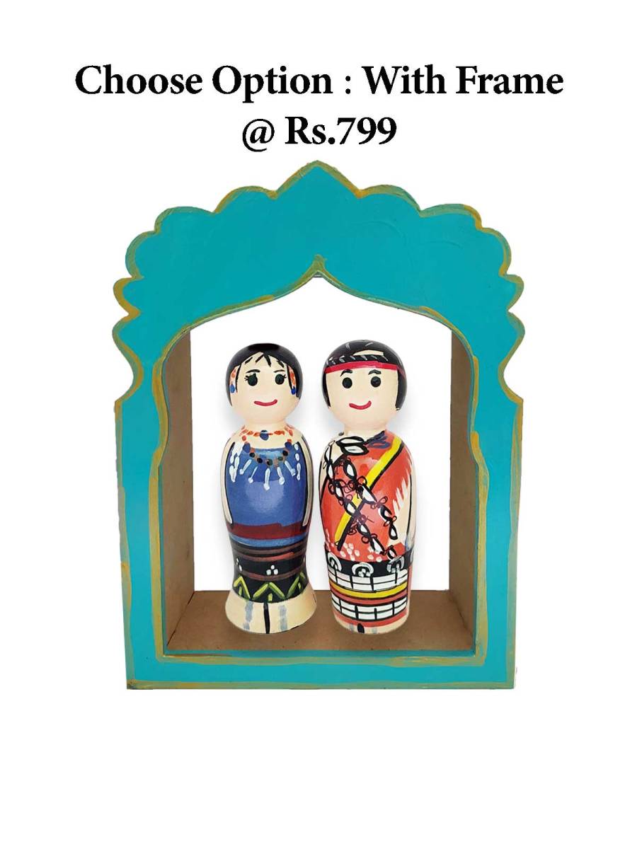 Nagaland Couple Doll - Geographical Indexed Nagaland Couple Doll - Geographical Indexed