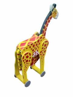 Toy - Wooden Moving Giraffe Toy - Wooden Moving Giraffe