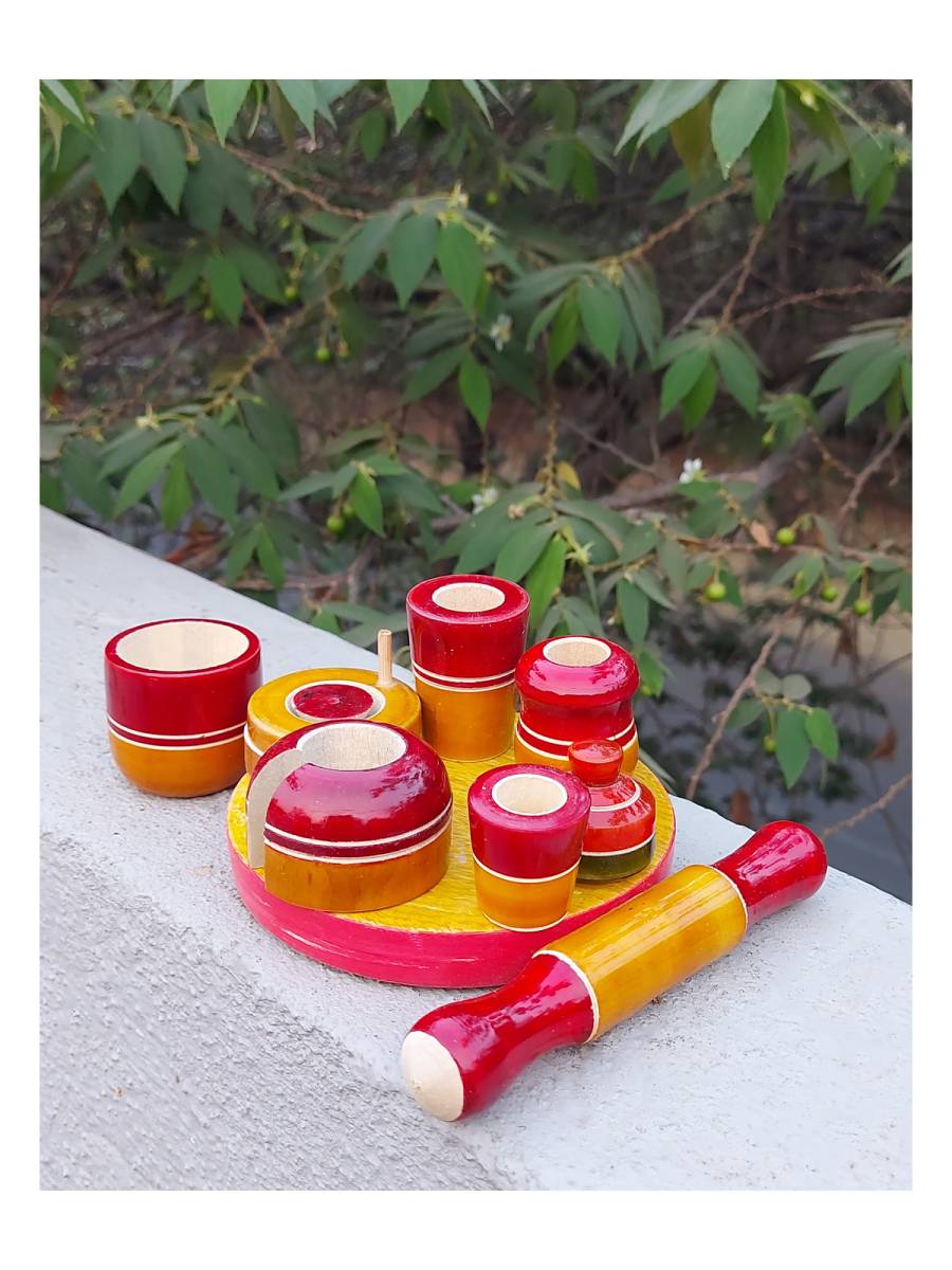 Toy - Wooden Kitchen Set - Traditional Games
