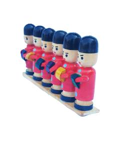 Handcrafted Wooden Police Band Set - Channapatna Toys - Geographical Indexed Handcrafted Wooden Police Band Set - Channapatna Toys - Geographical Indexed