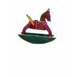 Toy - Miniature Wooden Rocking Horse