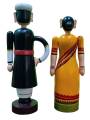 Pair Doll - Traditional Indian Couple - 9.5 inch - Yellow Pair Doll - Traditional Indian Couple - 9.5 inch - Yellow