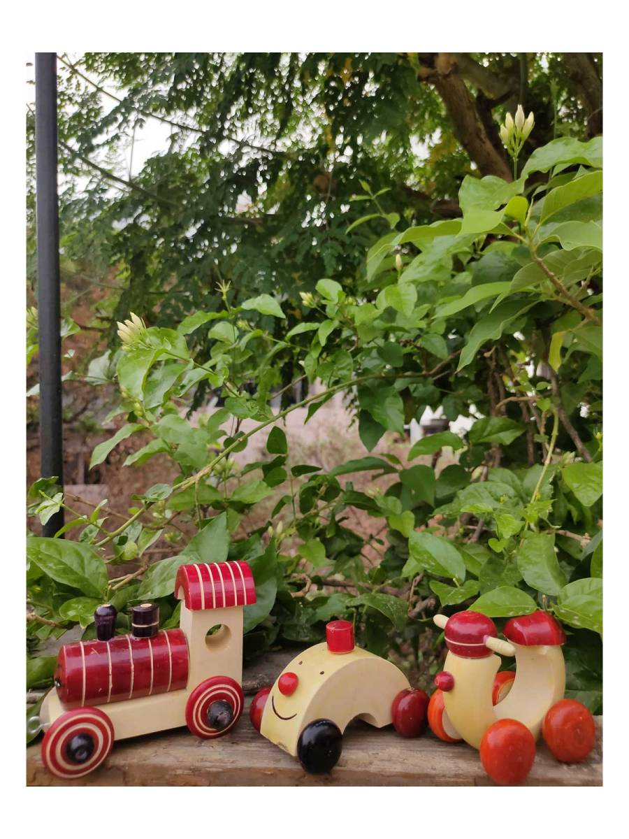 Toy - Train, Scooter and Car - Vehicles Combo Toy - Train, Scooter and Car - Vehicles Combo