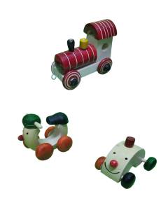 Toy - Train, Scooter and Car - Vehicles Combo Toy - Train, Scooter and Car - Vehicles Combo