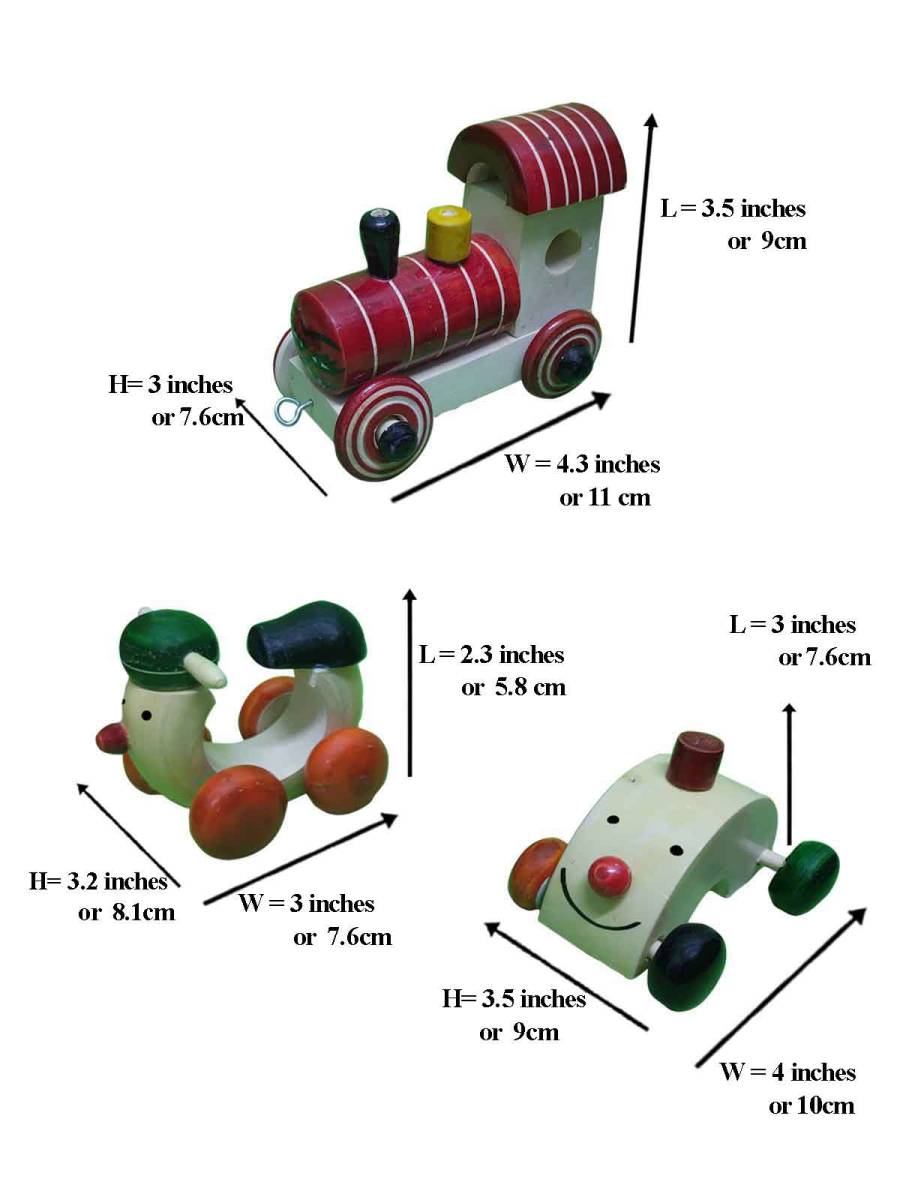 Toy - Train, Scooter and Car - Vehicles Combo Toy - Train, Scooter and Car - Vehicles Combo