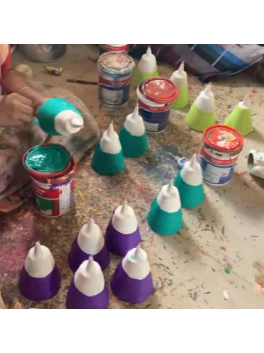 Tanjavur Raja Rani Doll - Roly Poly Doll Pair - Geographical Indexed