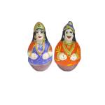 Tanjavur Raja Rani Doll - Roly Poly Doll Pair - Geographical Indexed