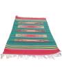 Warangal Durry - 2x3 Feet - Green-Red - Geographical Indexed