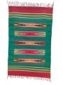 Warangal Durry - 2x3 Feet - Green-Red - Geographical Indexed