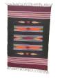 Warangal Durry - 2x3 Feet - Maroon-Black - Geographical Indexed Warangal Durry - 2x3 Feet - Maroon-Black - Geographical Indexed