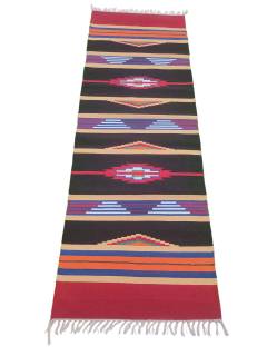 Warangal Durry - 2x6 Feet - Black-Red - Geographical Indexed