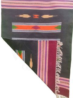 Warangal Durry - 2x3 Feet - Maroon-Black - Geographical Indexed
