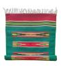 Warangal Durry - 2x3 Feet - Green-Red - Geographical Indexed
