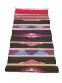Warangal Durry - 2x6 Feet - Black-Red - Geographical Indexed
