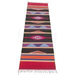 Warangal Durry - 2x6 Feet - Black-Red - Geographical Indexed
