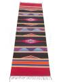 Warangal Durry - 2x6 Feet - Black-Red - Geographical Indexed
