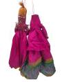 Rajasthani Kathputli, Dark Pink Combo - Geographical Indexed
