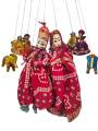 Rajasthani Kathputli, Maroon Combo - Geographical Indexed