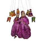 Rajasthani Kathputli, Purple Pink Combo - Geographical Indexed
