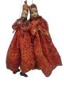 Rajasthani Kathputli, Red Combo - Geographical Indexed
