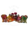 Rajasthani Kathputli, Maroon Combo - Geographical Indexed
