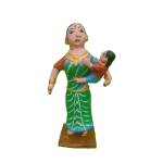 Kinnala Arts - Mother Carrying a Baby - Wooden Hand Craft - Geographical Indication
