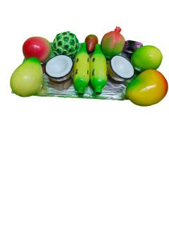 Kinnala Arts - Festive Decor - Wooden Fruits Basket - Geographical Indexed